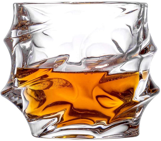 Crystal Lead-Free Double Old Fashioned Crystal Whiskey Glass